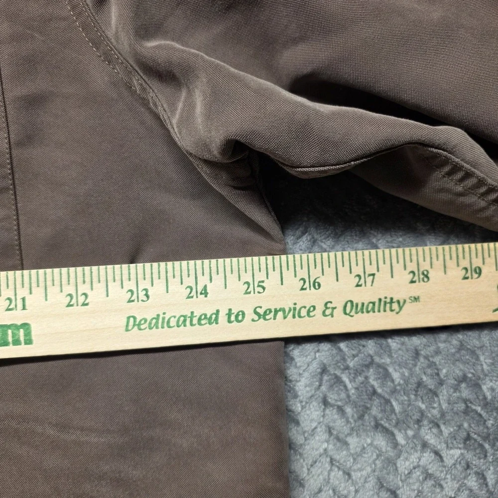 THE NORTH FACE Men's XL Brown ACCX Roll Tab Button‎ Down Shirt Long Sleeve Shirt